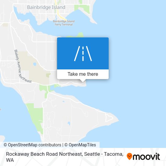 Rockaway Beach Road Northeast map
