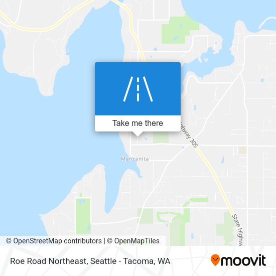 Mapa de Roe Road Northeast