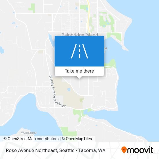Rose Avenue Northeast map