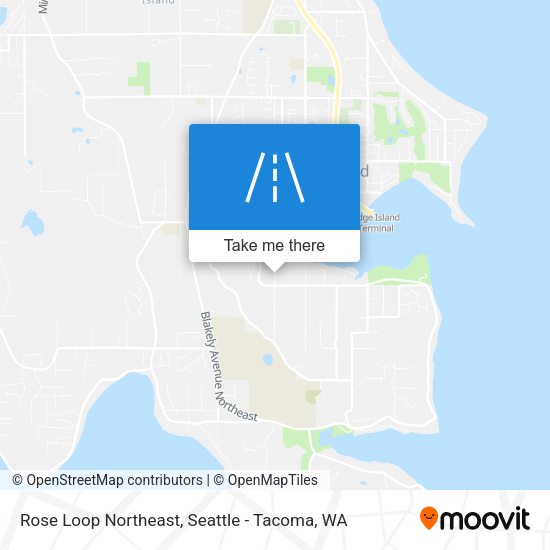 Mapa de Rose Loop Northeast