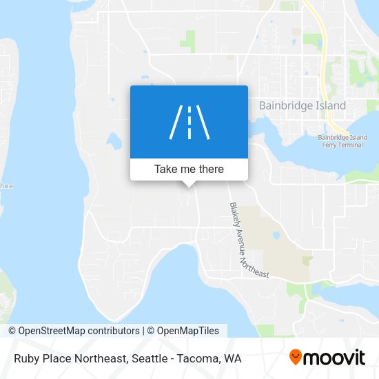 Mapa de Ruby Place Northeast