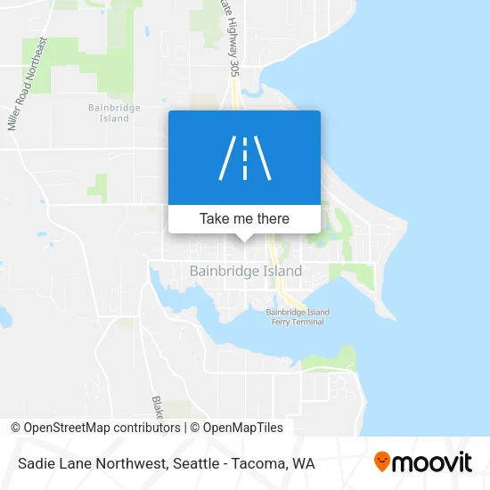 Mapa de Sadie Lane Northwest