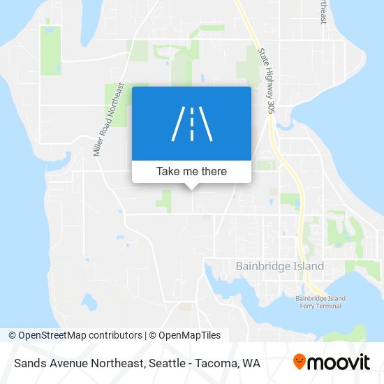 Mapa de Sands Avenue Northeast