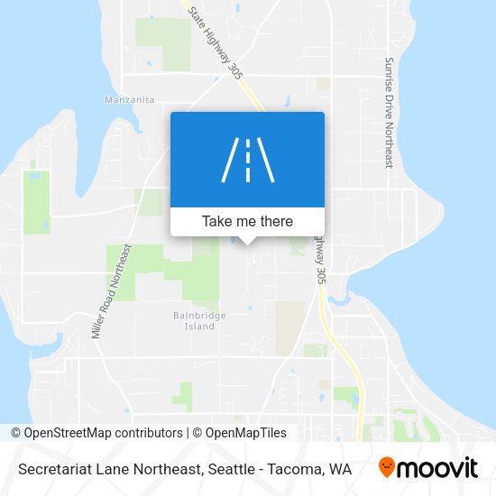 Mapa de Secretariat Lane Northeast