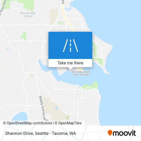 Mapa de Shannon Drive