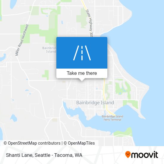 Shanti Lane map