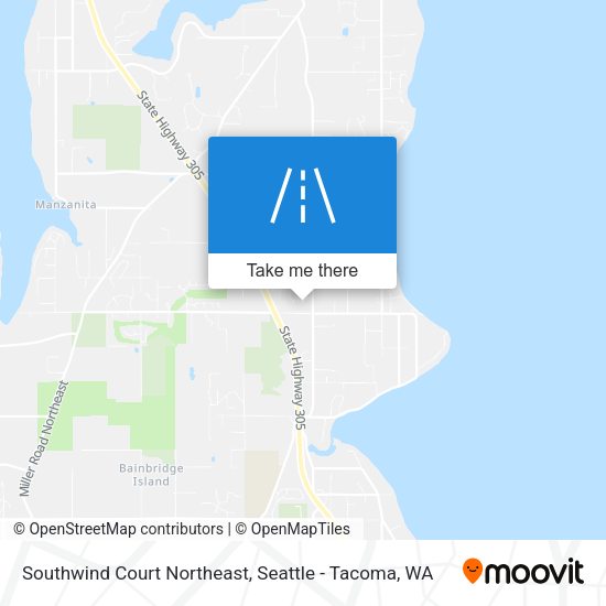 Mapa de Southwind Court Northeast