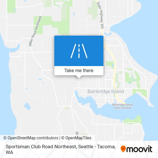 Mapa de Sportsman Club Road Northeast