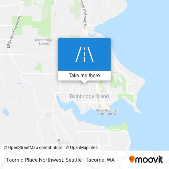 Mapa de Taurnic Place Northwest