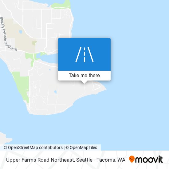 Mapa de Upper Farms Road Northeast