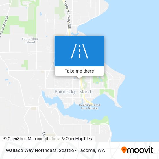 Mapa de Wallace Way Northeast