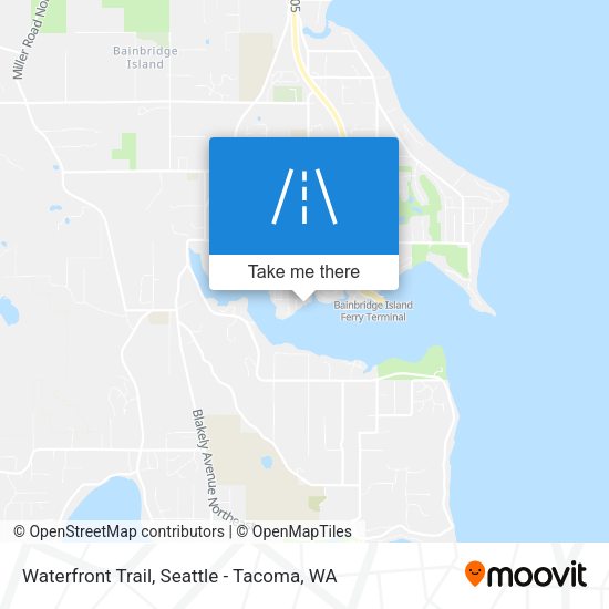 Mapa de Waterfront Trail
