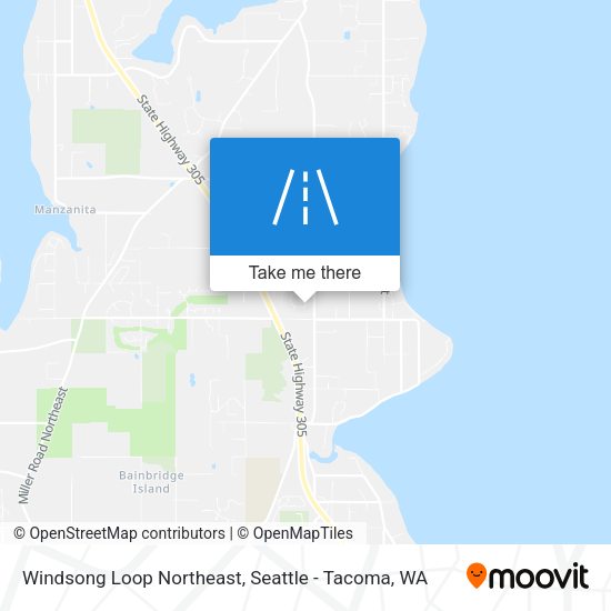 Mapa de Windsong Loop Northeast