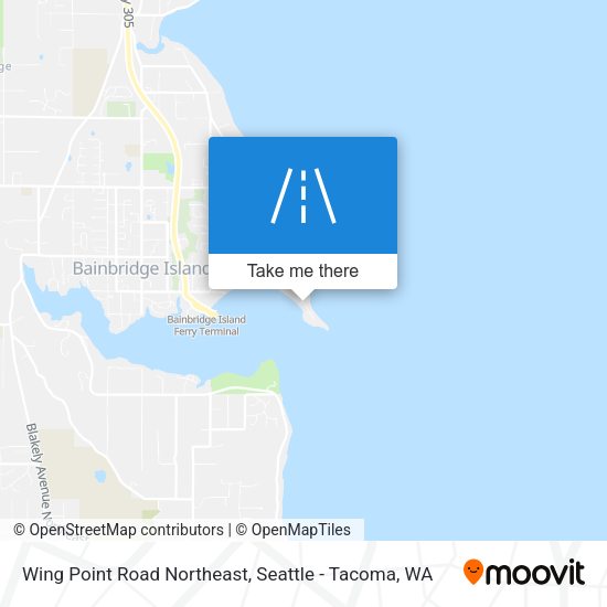 Wing Point Road Northeast map