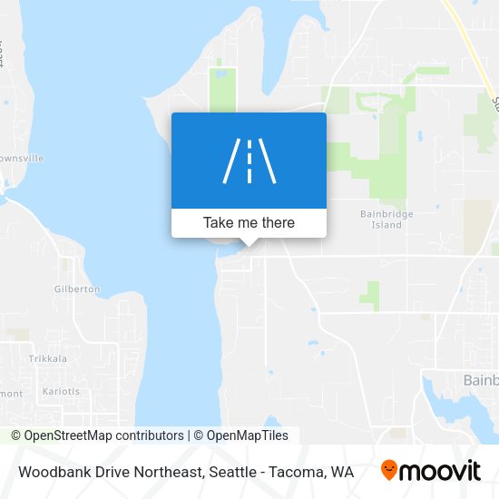 Mapa de Woodbank Drive Northeast
