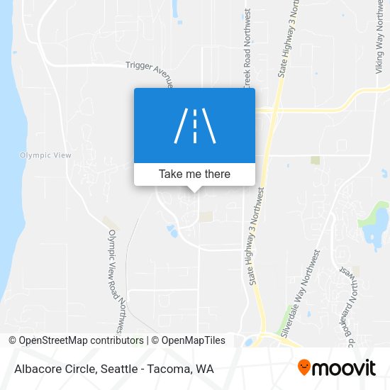 Albacore Circle map