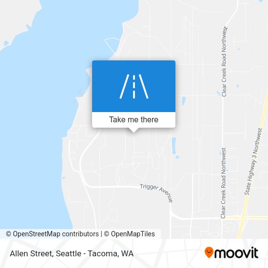 Mapa de Allen Street