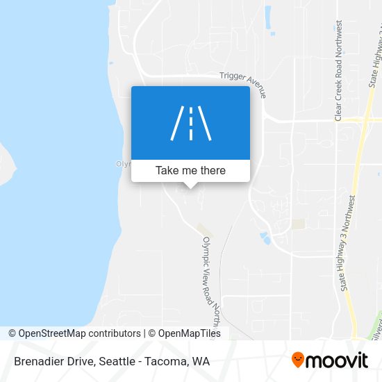 Brenadier Drive map