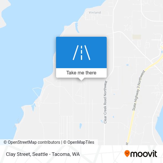 Clay Street map