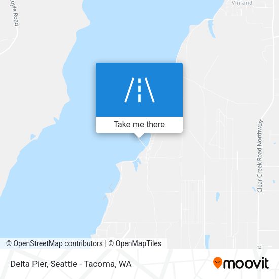 Delta Pier map