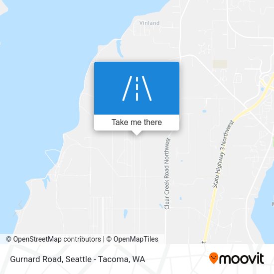Gurnard Road map