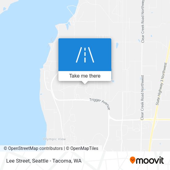 Lee Street map