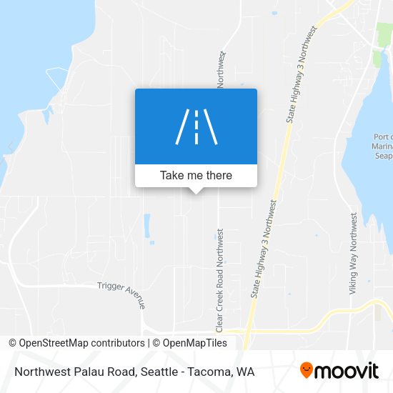 Mapa de Northwest Palau Road