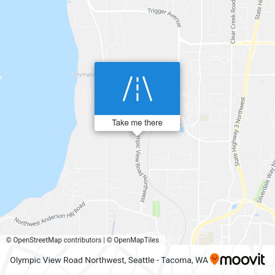 Mapa de Olympic View Road Northwest
