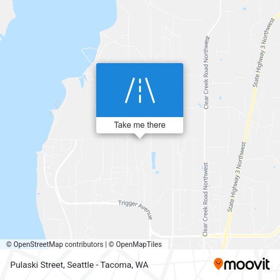 Mapa de Pulaski Street