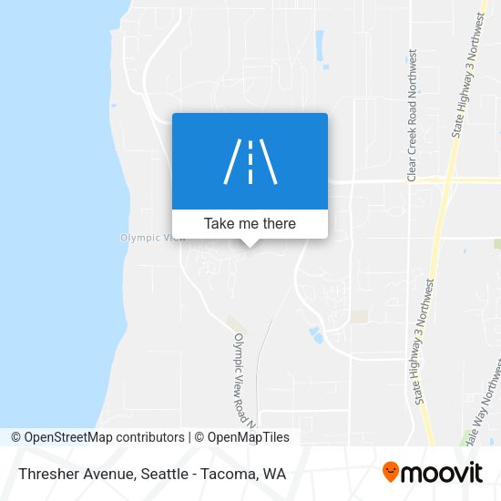Thresher Avenue map