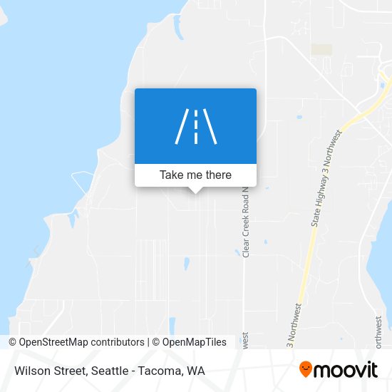 Wilson Street map