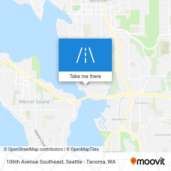 Mapa de 106th Avenue Southeast