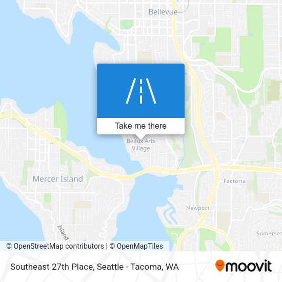 Southeast 27th Place map