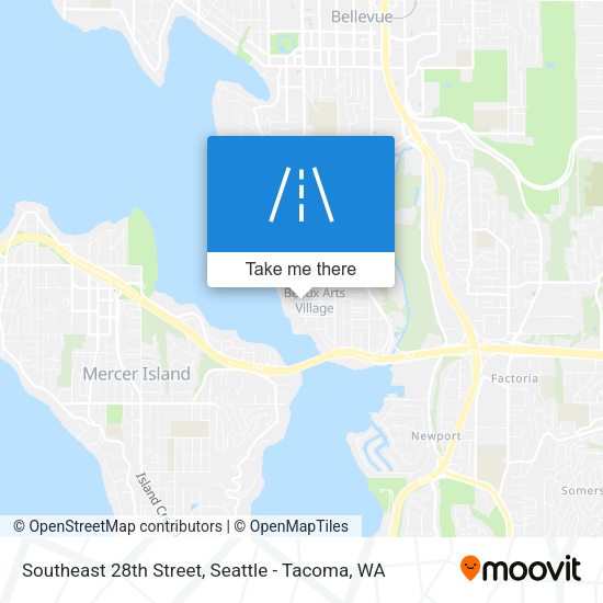 Southeast 28th Street map