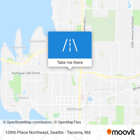 Mapa de 109th Place Northeast