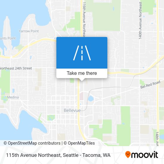Mapa de 115th Avenue Northeast