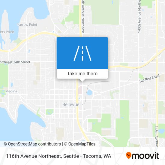 Mapa de 116th Avenue Northeast