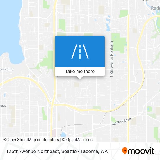 126th Avenue Northeast map