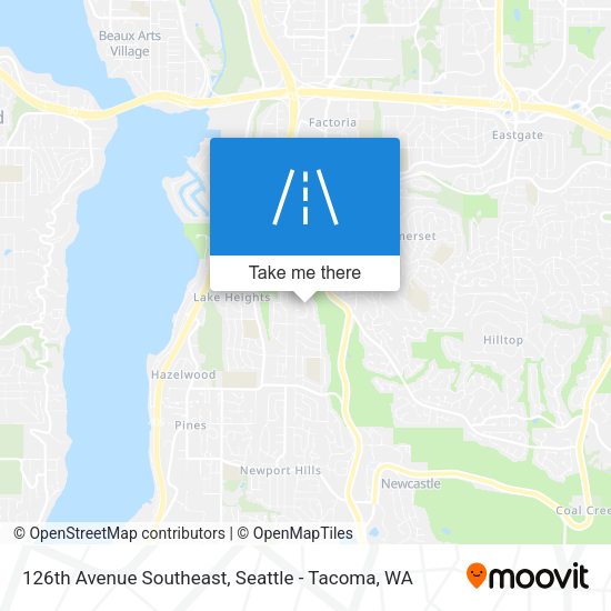 126th Avenue Southeast map