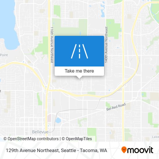 Mapa de 129th Avenue Northeast
