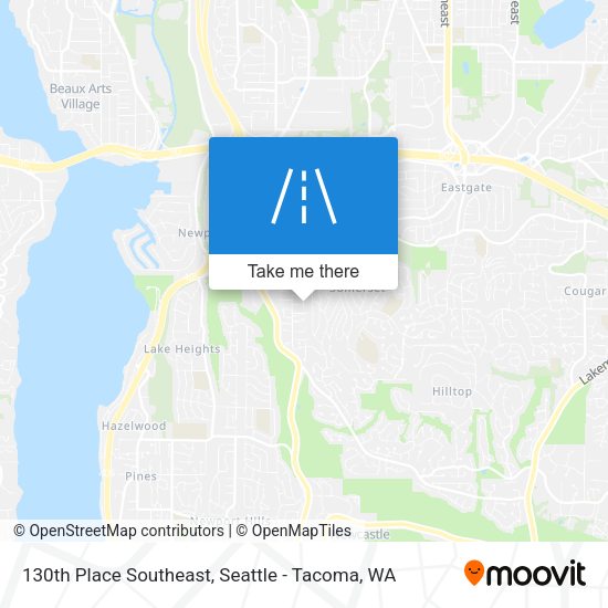 Mapa de 130th Place Southeast