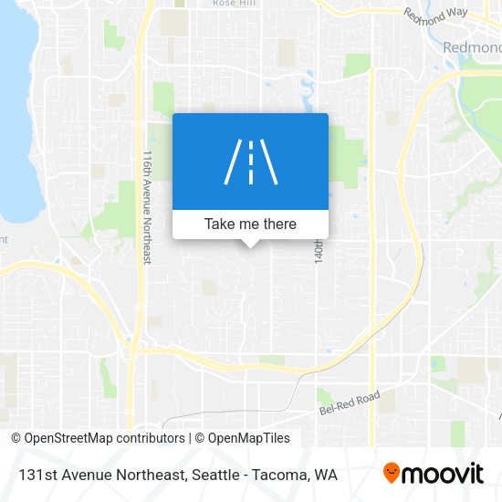 Mapa de 131st Avenue Northeast