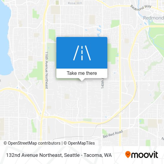 132nd Avenue Northeast map