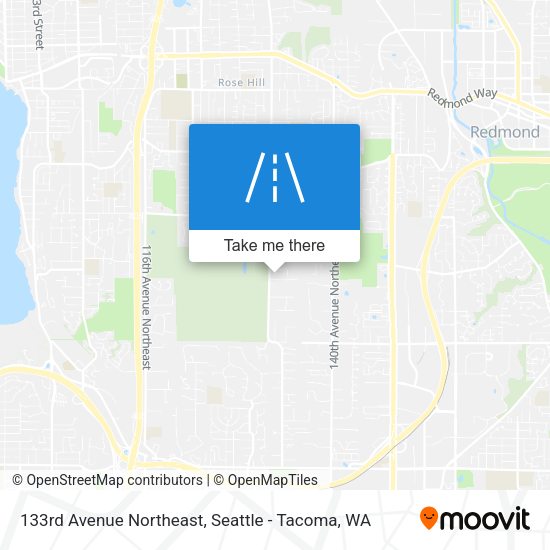 Mapa de 133rd Avenue Northeast