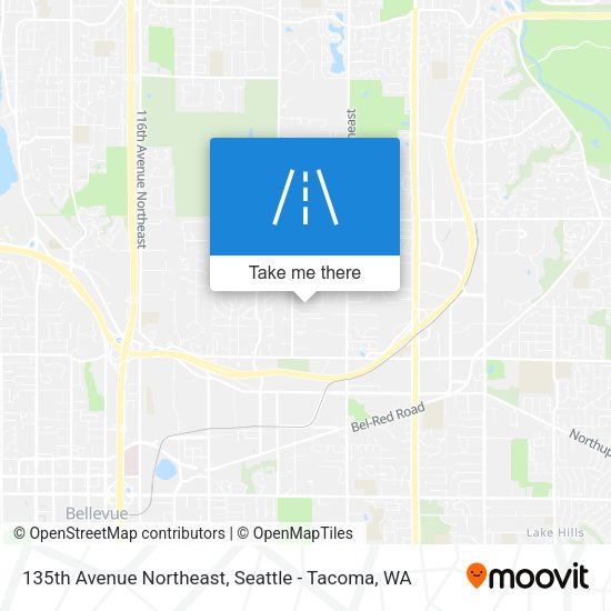 Mapa de 135th Avenue Northeast