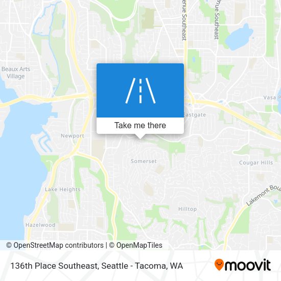 Mapa de 136th Place Southeast