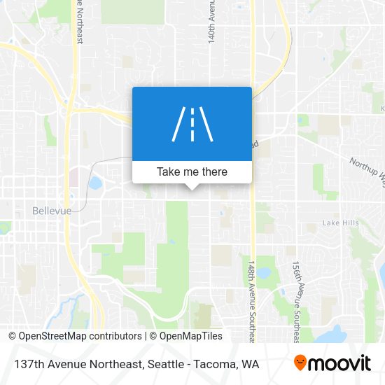 Mapa de 137th Avenue Northeast