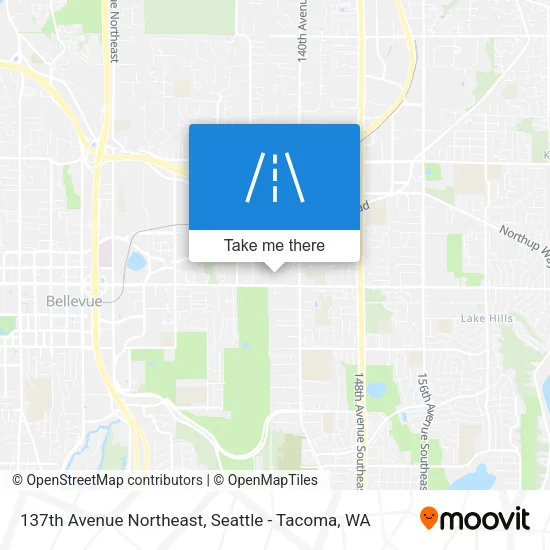 Mapa de 137th Avenue Northeast