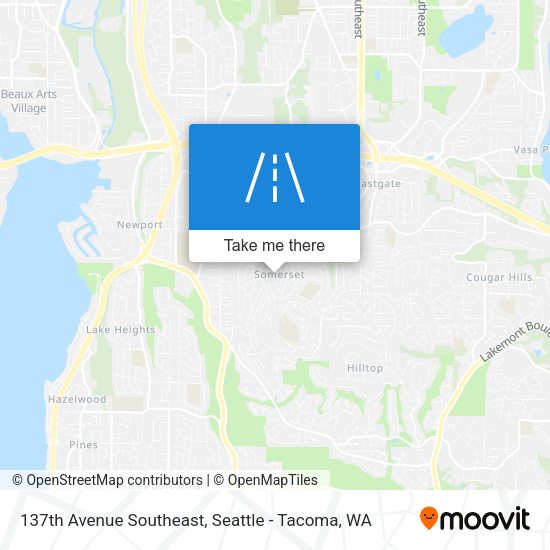 Mapa de 137th Avenue Southeast