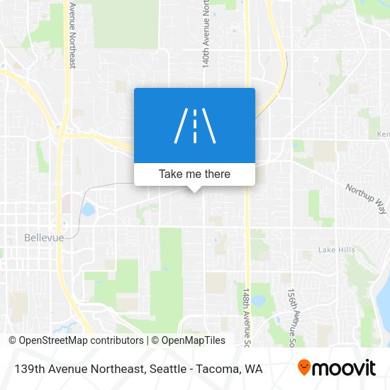 139th Avenue Northeast map